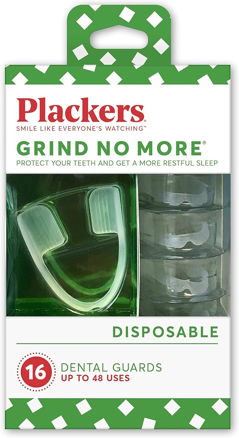 Plackers Grind No More Dental Guards for Adults 16 Count - Image 1