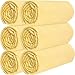 ATZNZIK 6 Pack Shammy Cloth for Car Drying 26x17 Absorbent Chamois Towel for Car Reusable Shammy Towel Chamois Cloth for Car Dust Remove No ScratchSpot Streak Yellow - Image 2