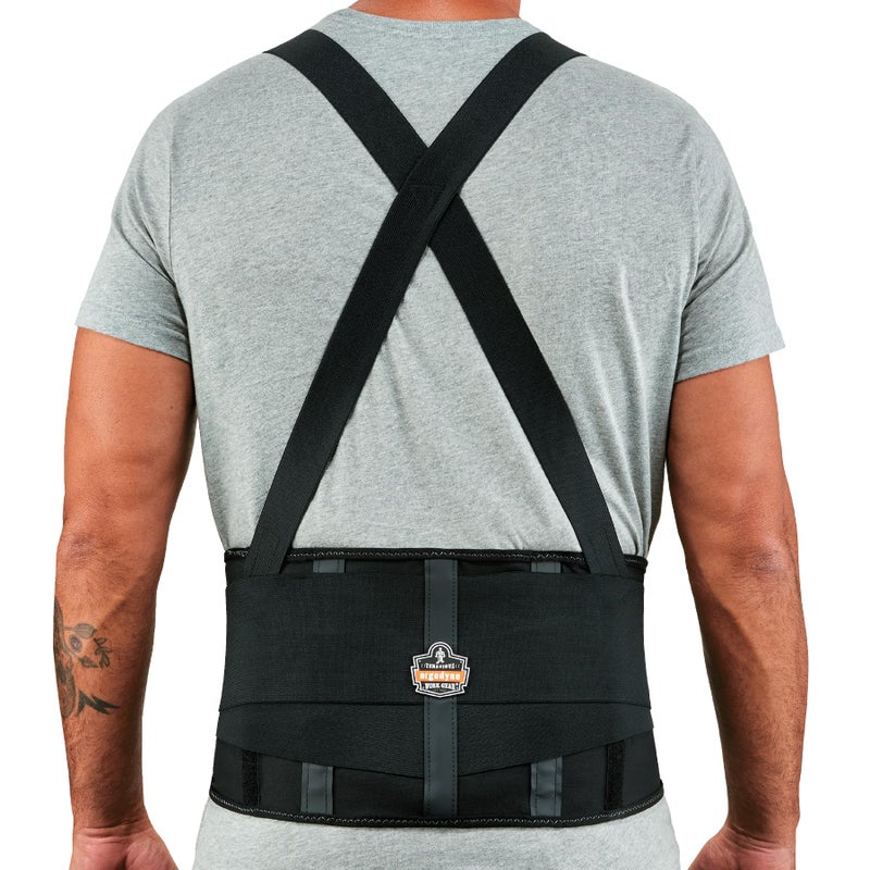 Ergodyne ProFlex 1100SF Back Support Brace 8 Spandex Belt Patented Stays Provide Added Support XLBlack - Image 2