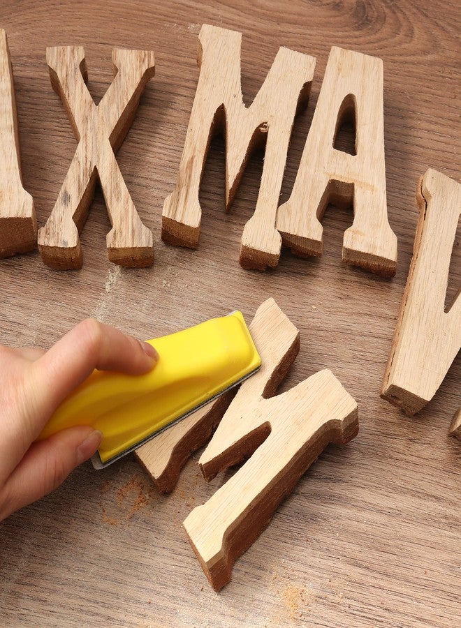 MAXMAN Sand Paper Sanding Block 3.5”x 1” Sandpaper Assortment 80 120 180 240 320 400 600 Grit, Micro Detail Sander, Sand Paper for Wood Furniture, Crafts, Woodworking Projects, Tight Spaces, 70Pcs - Image 4