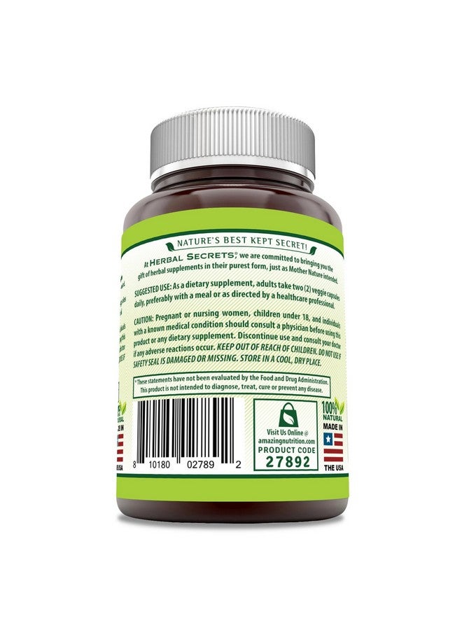 Herbal Secrets Holy Basil Supplement | 1000 Mg Per Serving | 120 Veggie Capsules | Non-GMO | Gluten Free | Made in USA - Image 3