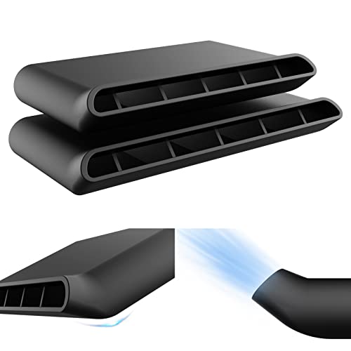 OXILAM Under Seat Vent Deflectors for Chevrolet Chevy Silverado and GMC Sierra 2014 2015 2016 2017 2018 2019, Rear AC Vent Directional Deflectors for Rear Passenger - Image 1