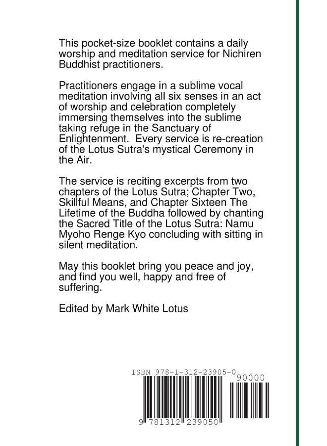 Nichiren Buddhism Sutra Book  - Image 2