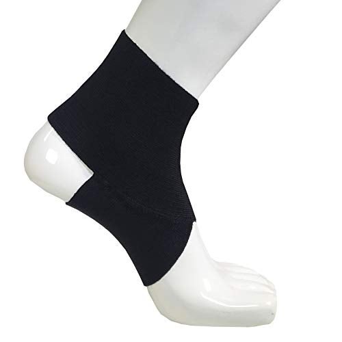 Champion Figure8 Ankle Support Light Elastic Compression Brace Muscle Joint Recovery Black 2XLarge - Image 3