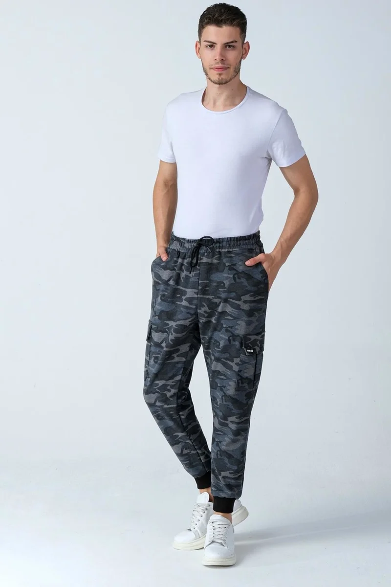 Alexander Gardi Camouflage Patterned Pocketed Sweatpants (E21-72100)