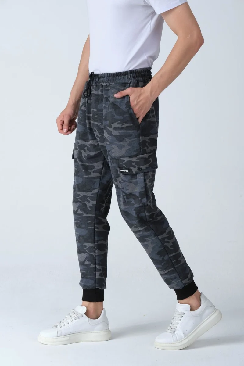 Alexander Gardi Camouflage Patterned Pocketed Sweatpants (E21-72100)