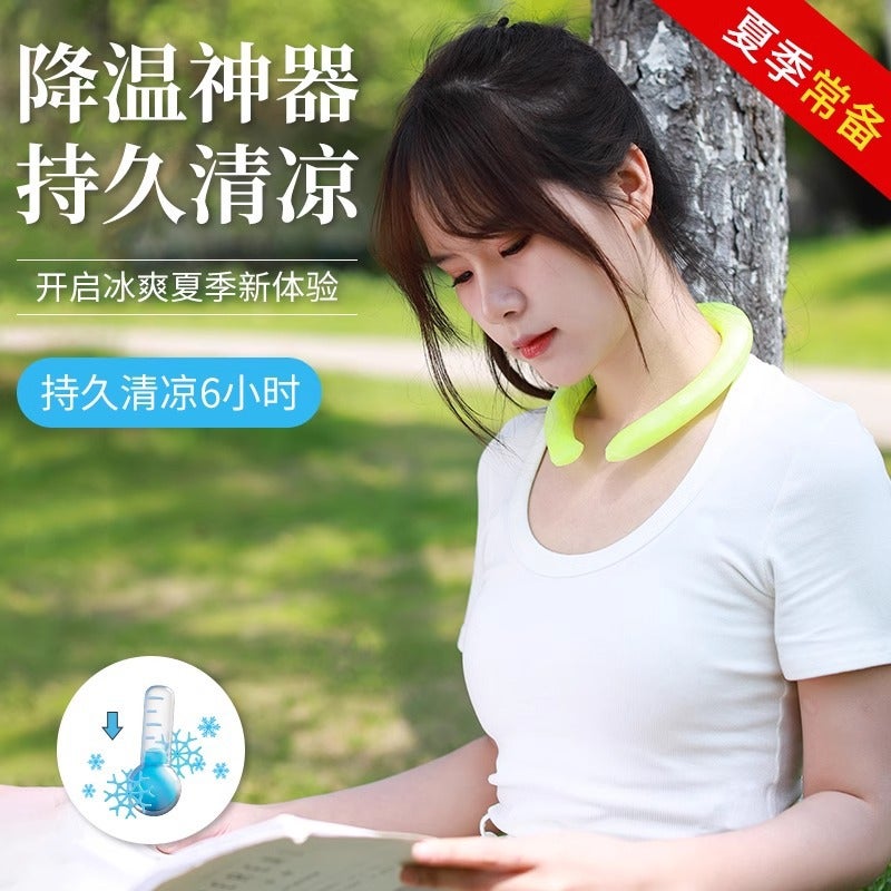 New Neck Cooling Ring - Summer Ice Neck Wrap, Physical Cooling for Heat Relief - Image 2
