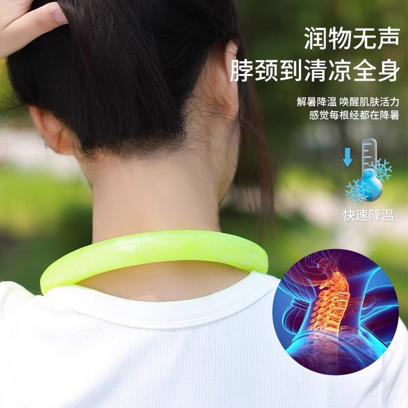New Neck Cooling Ring - Summer Ice Neck Wrap, Physical Cooling for Heat Relief - Image 3