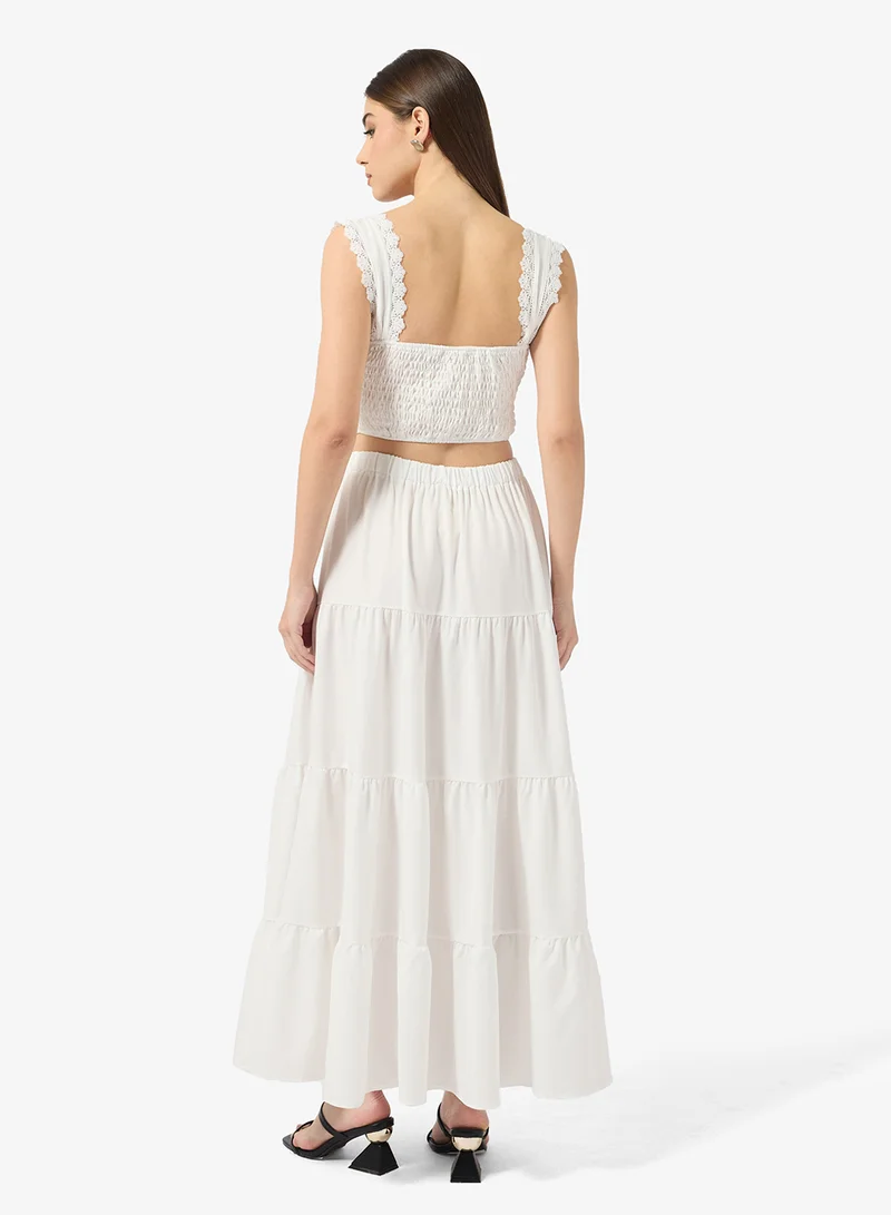 ايلا Crop Top & Skir Set