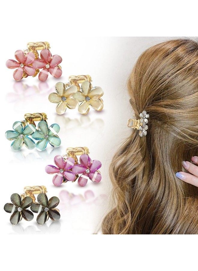 Metal Hair Claw For Women 5Pcs Fashion Clips Non Slip Hair Claw Rhinestone Flower Hair Clip Sparkly Claw Clips French Hair Clips For Women Decorative Claw Clips 5Pcs - pzsku/ZD9791AF208BCBC7769AFZ/45/_/1690022210/bc556782-0124-4eb0-be41-dd5376f31082