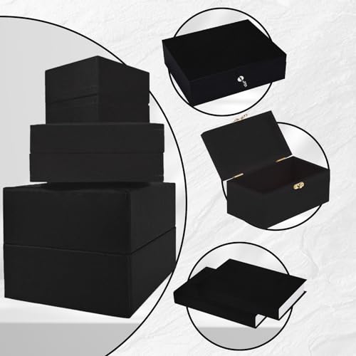 Fuceury Book Cloth for Book Binding 57×17 Inch Black Fabric Surface Paper Backed Book Cover - Image 5