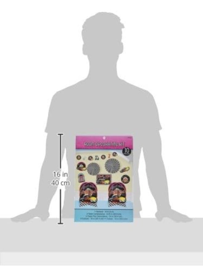 Amscan Classic 50's Room Decorating Kit 10pcs - Image 2