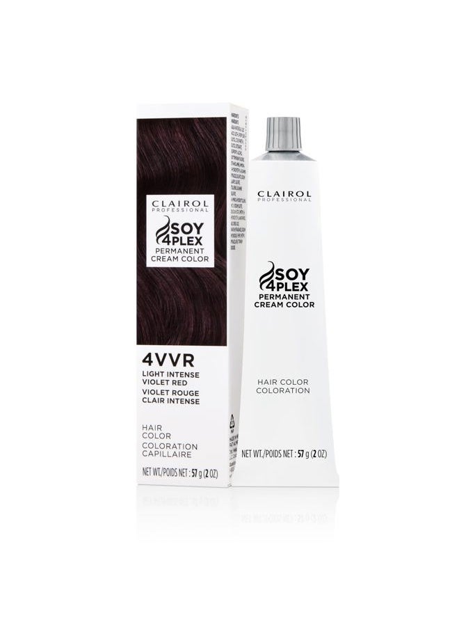 Aethland - Crème Permanente, 4VVR Light Intense Violet Red, 2 oz. - Packaging May Vary - Image 1