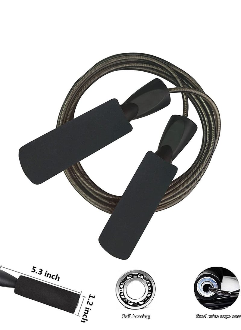 Y&D Professional Adjustable Steel Wire Jump Rope, Durable, Easy to Adjust Premium at All Heights and Skill Levels, for Indoor Outdoor Exercise Men, Women, Kids, Girls  - Image 4