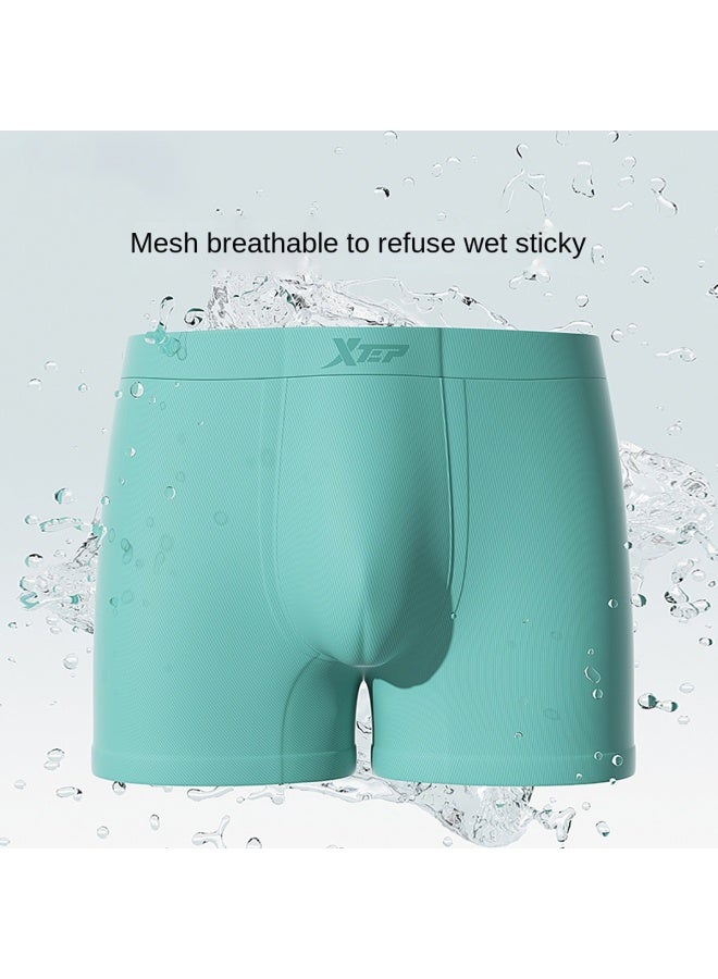 XTEP Moisture-wicking & Quick-drying】2-pack Men's Underwear, Soft And Skin-friendly, Breathable Sports Boxer Shorts For Workout And Running - Image 3