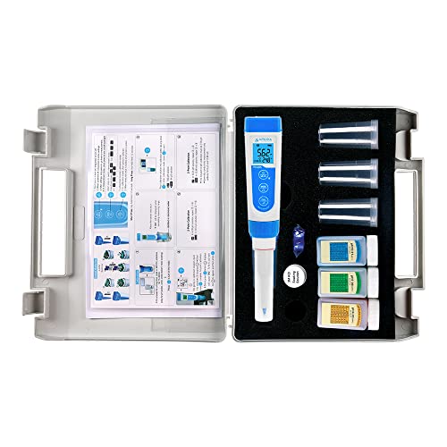 Apera Instruments Premium-Series PH60S Food pH Pocket Tester Kit, Swiss Spear pH Electrode, ±0.01 pH Accuracy, -2.00-16.00 pH Range (AI313) - Image 2