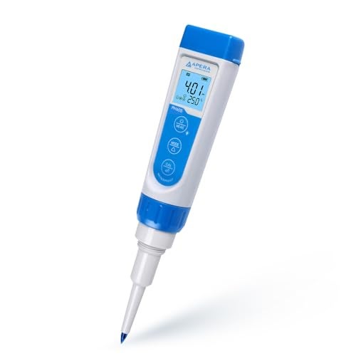 Apera Instruments Premium-Series PH60S Food pH Pocket Tester Kit, Swiss Spear pH Electrode, ±0.01 pH Accuracy, -2.00-16.00 pH Range (AI313) - Image 3