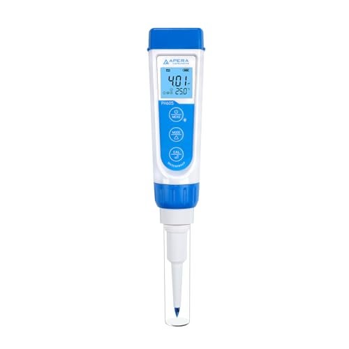 Apera Instruments Premium-Series PH60S Food pH Pocket Tester Kit, Swiss Spear pH Electrode, ±0.01 pH Accuracy, -2.00-16.00 pH Range (AI313) - Image 1