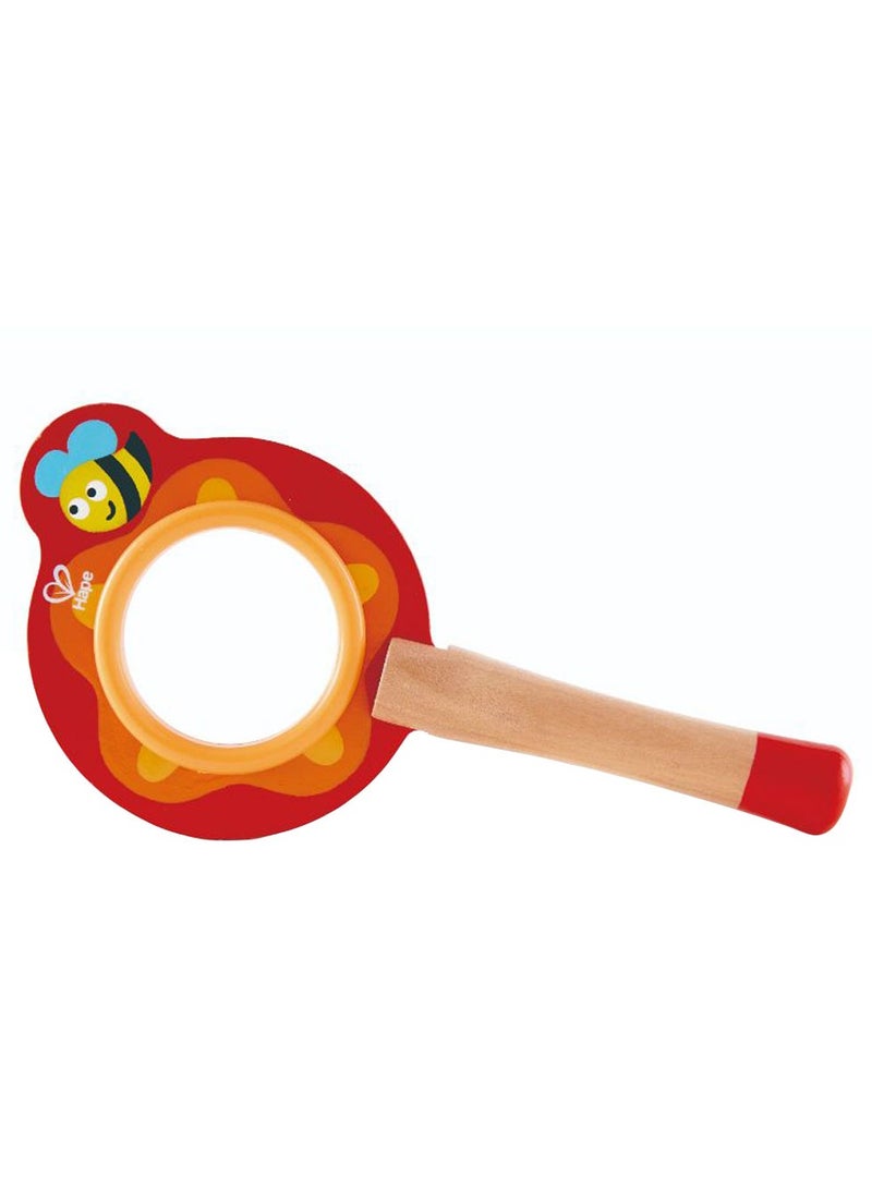 Hape عدسة مكبرة نحلة مشغولة من هابي خشبية