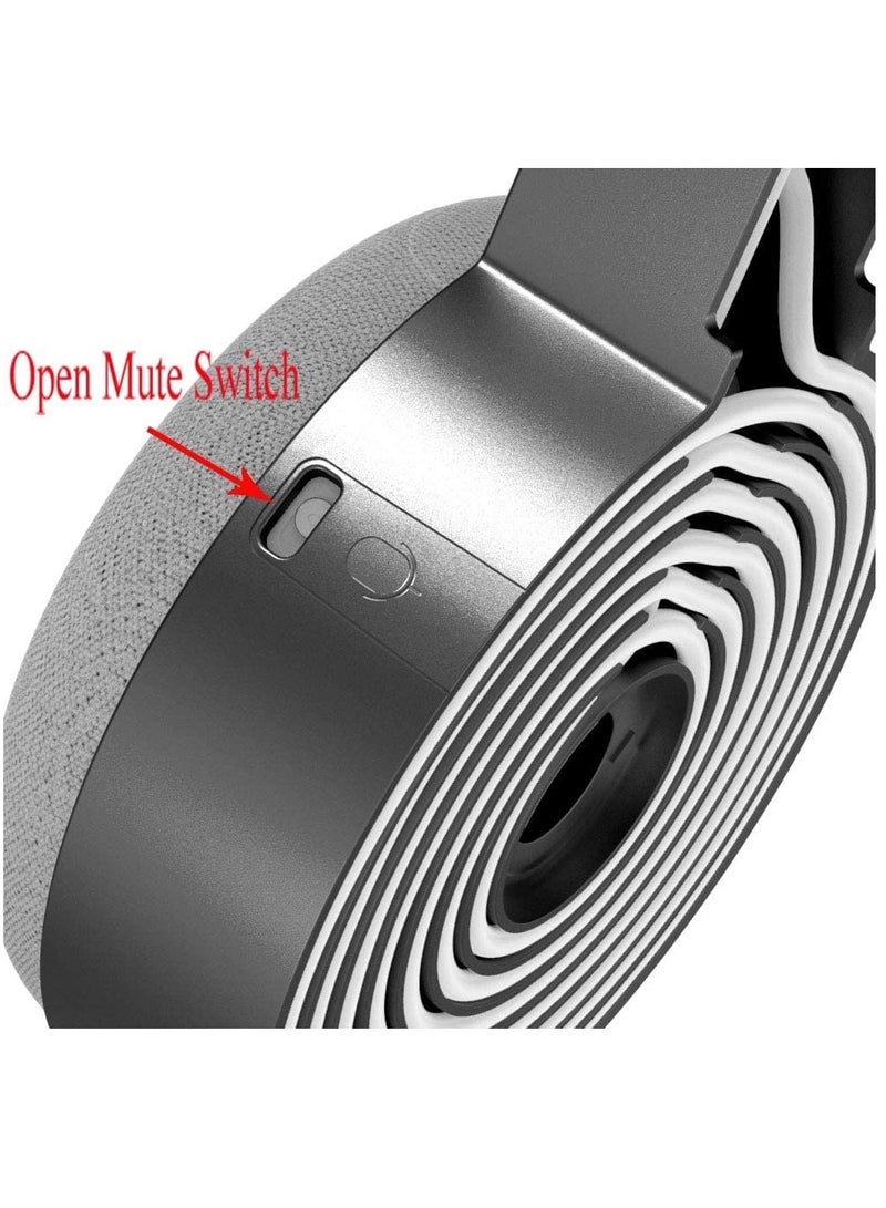 KASTWAVE Google Nest Mini Wall Mount Holder (2nd Gen), Google Nest Mini Speaker Stand with Cord Management, Outlet Wall Mount Accessories for Nest Mini VSpeaker (Black, 2 Pack) - Image 4