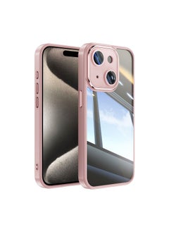 HuHa Case Cover For iPhone 13 Acrylic Hybrid TPU Armor Shockproof Phone Case Pink 