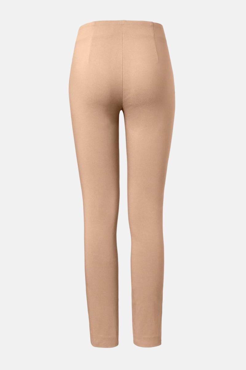 Tchibo Women Plain Crop Pants, Beige  - Image 2