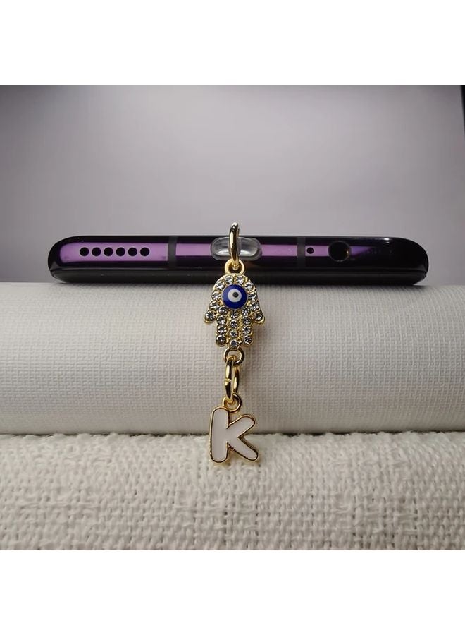 Devil Eye Flower Letter Mobile Phone Dust Plug For iPhone 5 14 Interface - Image 4