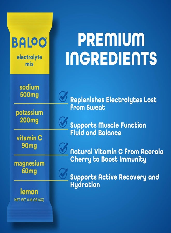 Baloo Clean Electrolytes Powder Packets - No Added Sugar - Hydration Packets with Real Fruit & Unrefined Sea Salt - Magnesium, Potassium & VIT C for Daily Clean Hydration - Variety Pack - 15ct - Image 3