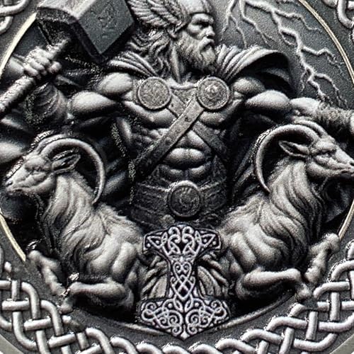 Imasoner Thor Viking Challenge Coin – Norse God with Mjölnir & Runes, Symbol of Strength, Protection & Inspiration Gift - Image 5