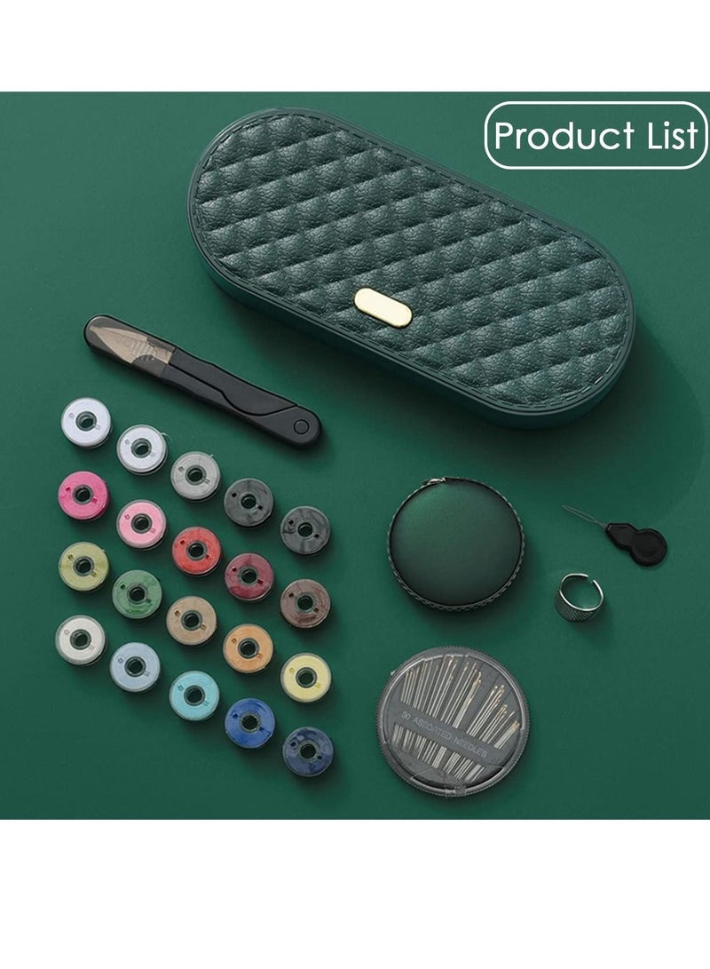 Y&D Sewing Needle and Thread Box Kit, DIY Portable Supplies Storage with Accessories Clothing Fixed Repair Small Manual Needle, Suitable for Family Travel - Image 3