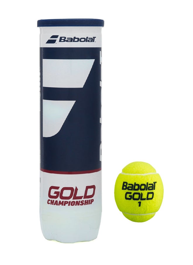 BabolaT Tennis Balls Gold Championship 502082-113-Uniq,Size Uniq (French Brand)  - Image 2
