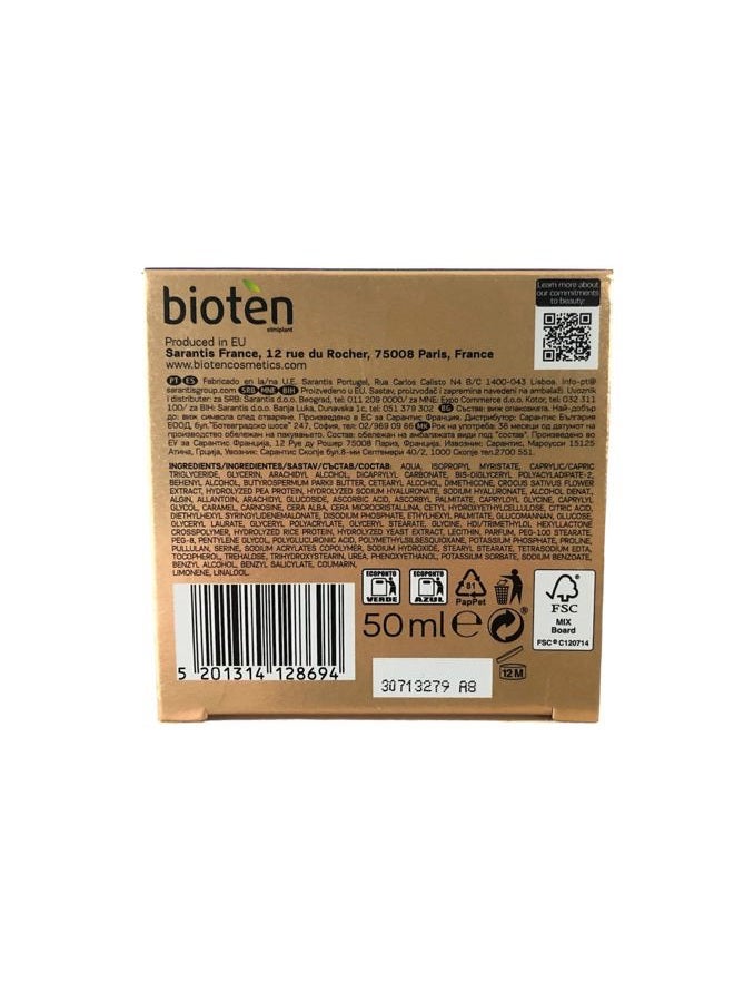 Bioten Elmiplant Hyaluronic 3D Overnight Treatment Cream 50ml 1.7oz - Image 5