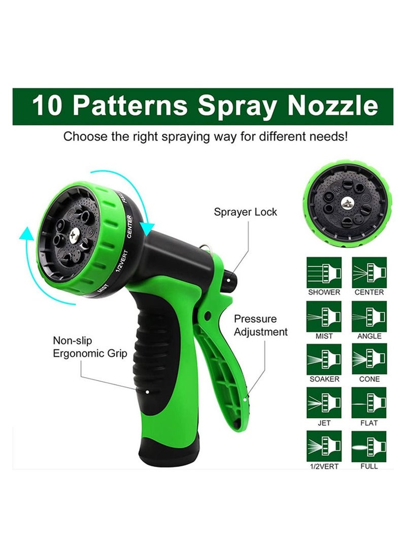 Cool Baby COOLBABY 50ft Expandable Garden Hose with 10 Function Nozzle Leakproof Retractable  - Image 2