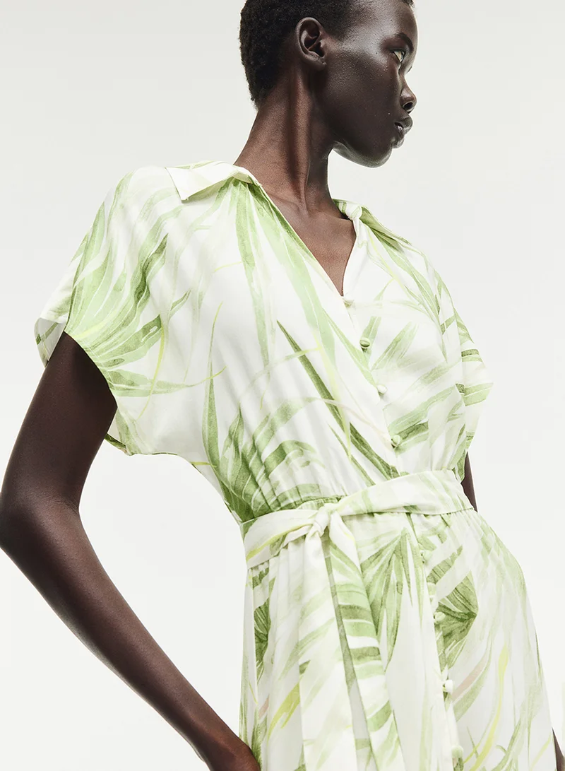 H&M Tropical Print Dress