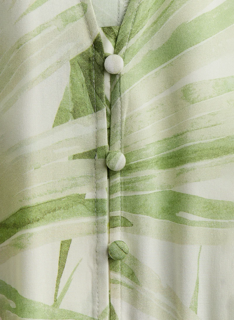 H&M Tropical Print Dress