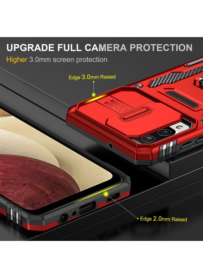 اس-توب جراب لهاتف Samsung Galaxy A12 5G/4G / M12 / F12 Armor PC + TPU Camera Shield - Image 3