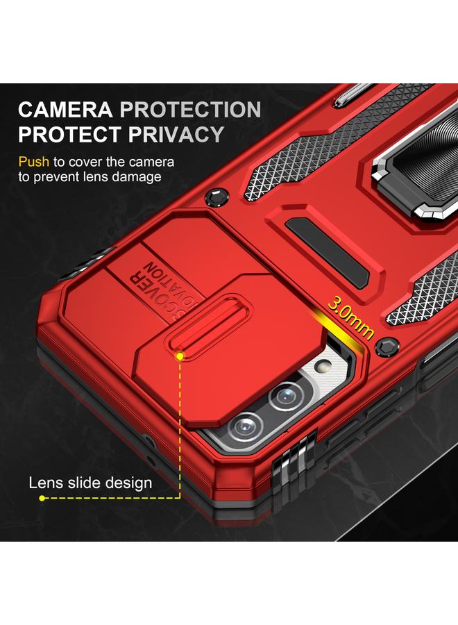 اس-توب جراب لهاتف Samsung Galaxy A12 5G/4G / M12 / F12 Armor PC + TPU Camera Shield - Image 5