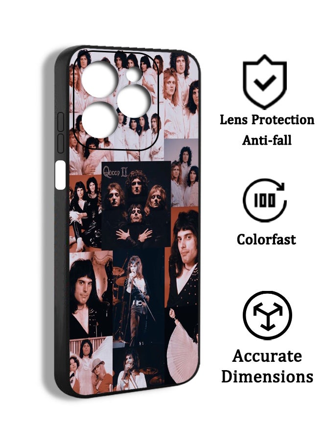 Generic - Phone Case Cover For Tecno Spark 20 Pro Print Band QUEEN Music Band Retro Design FYB01 - Image 1
