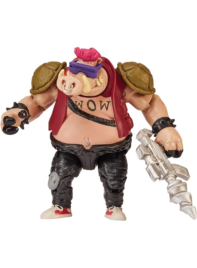 Teenage Mutant Ninja Turtles Mutant Mayhem 4.5 Inch Bebop Basic Action Figure - Image 1