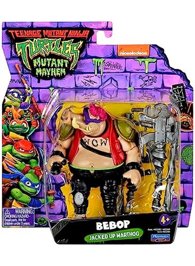 Teenage Mutant Ninja Turtles Mutant Mayhem 4.5 Inch Bebop Basic Action Figure - Image 2