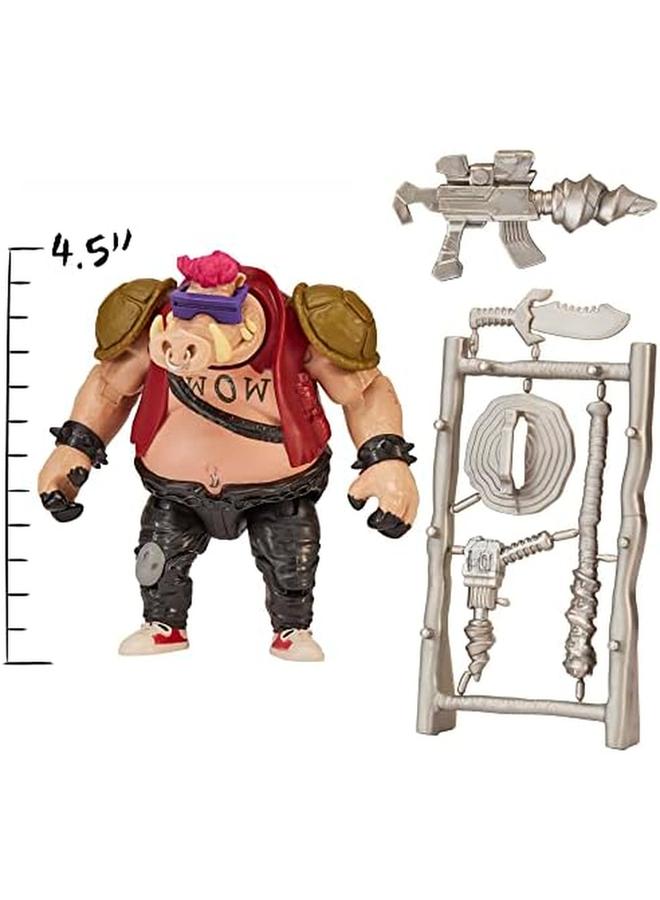 Teenage Mutant Ninja Turtles Mutant Mayhem 4.5 Inch Bebop Basic Action Figure - Image 3