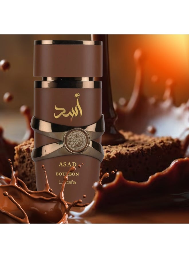 Lattafa Asad Bourbon Eau De Parfum 100 ML By Lattafa - Image 1