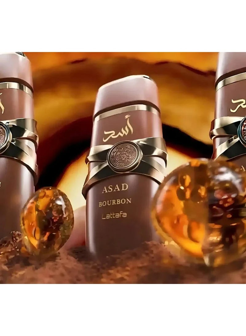 Lattafa Asad Bourbon Eau De Parfum 100 ML By Lattafa - Image 2