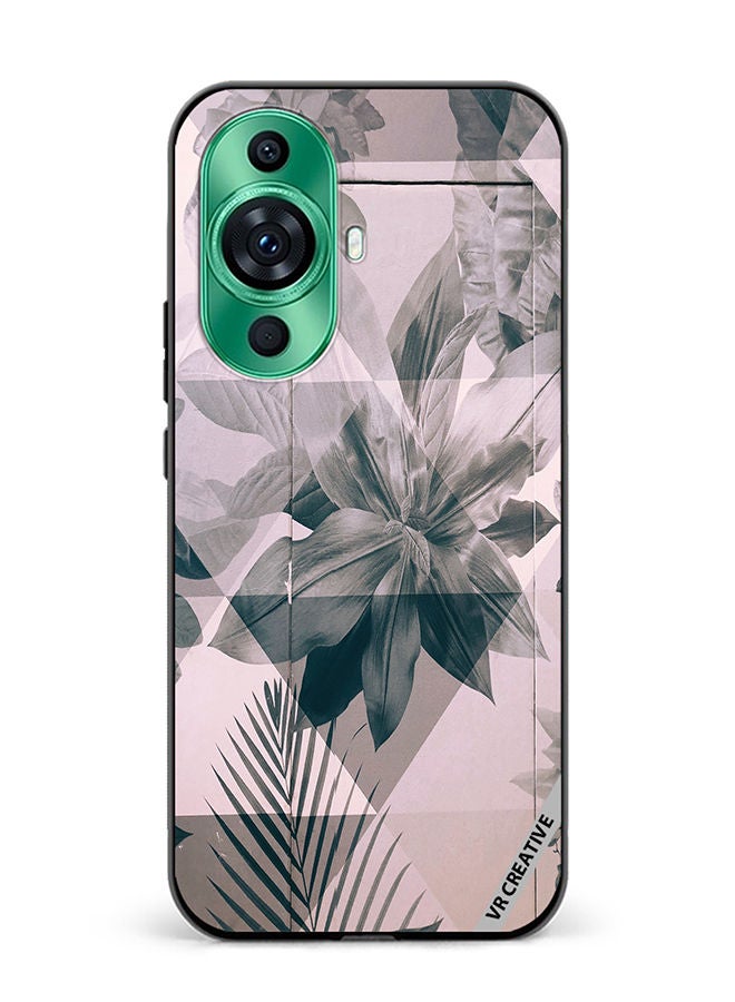 VR CREATIVE Protective Case Cover For Huawei nova 11 Pro Symmetric Flore Design Multicolour - Image 1