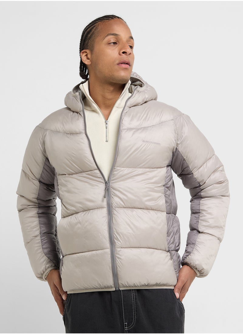 JACK & JONES - Zip Through Puffer Jacket - Image 1