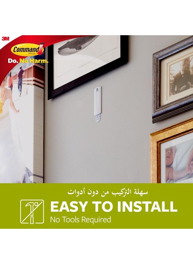 Command Command Sawtooth Pic 1 Hanger 2 Strips – Damage-Free Picture Hanging Solution - Image 4