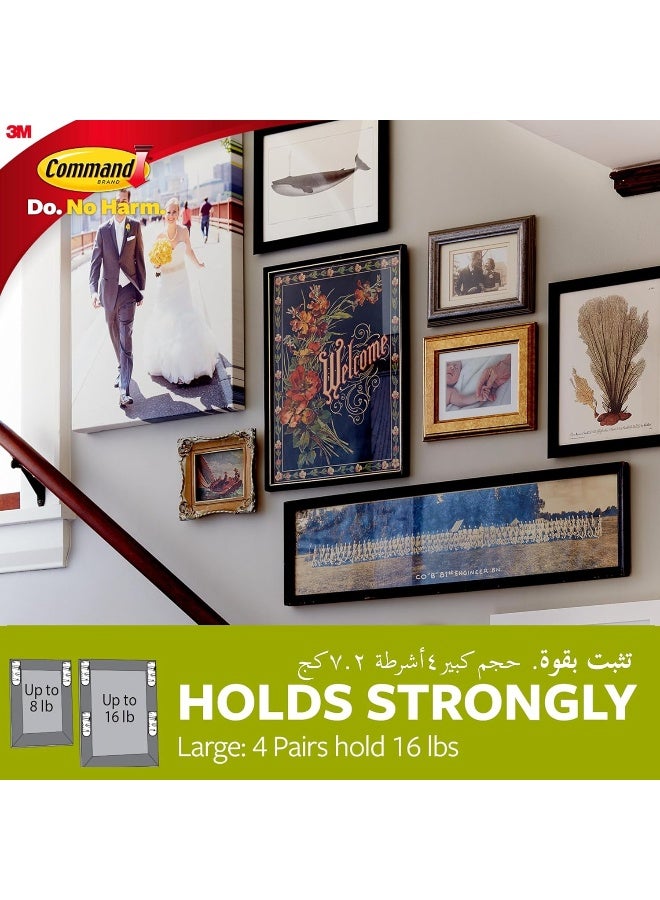 Command Command Sawtooth Pic 1 Hanger 2 Strips – Damage-Free Picture Hanging Solution - Image 5