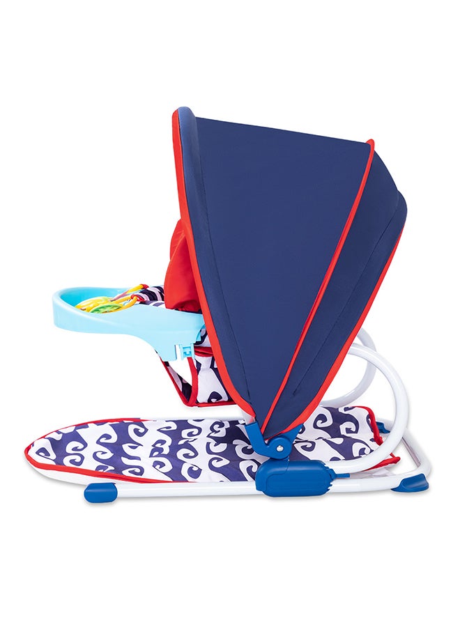 TEKNUM Baby Sit Up Support With Feeding Tray - Blue - Image 2