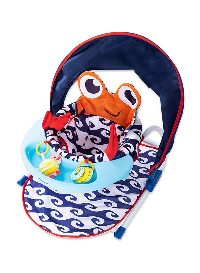 TEKNUM Baby Sit Up Support With Feeding Tray - Blue - Image 3