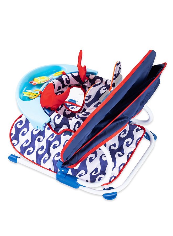 TEKNUM Baby Sit Up Support With Feeding Tray - Blue - Image 5